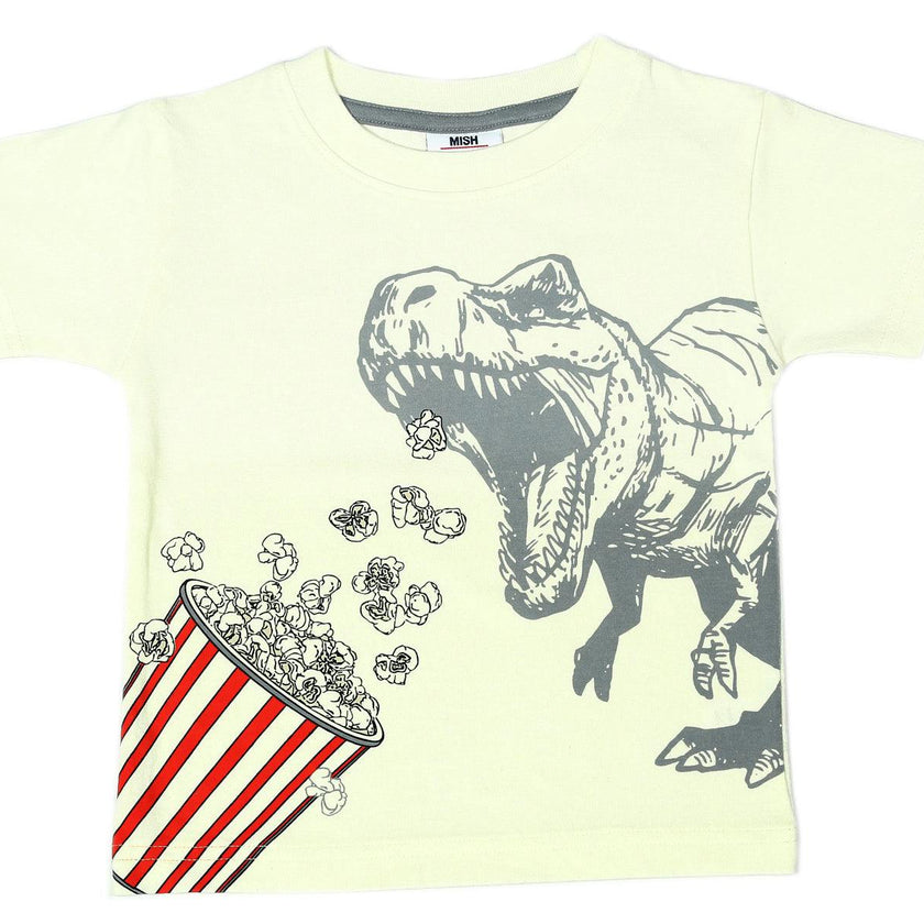 Kids Tee - Popcorn Dino