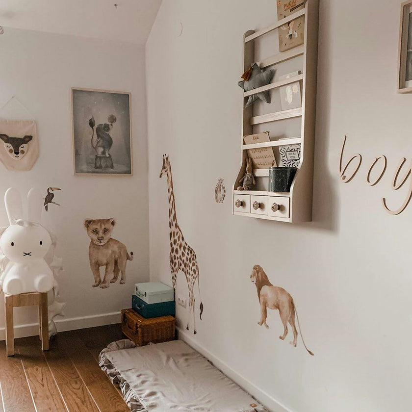 Savanna Animals Wonderland Wall Decal Set