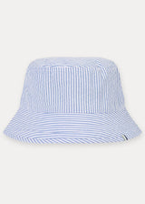 Blue Seersucker Bucket Hat