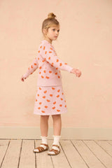 Love Hearts Skirt | Rose