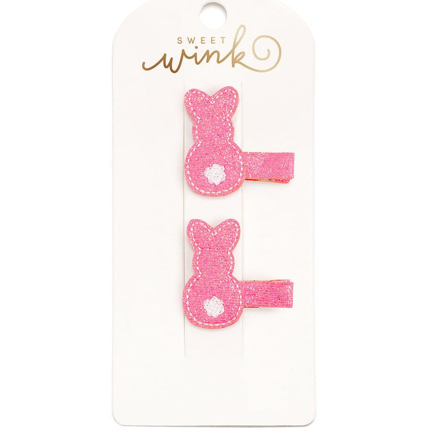 Pink Peeps Easter Clip Set