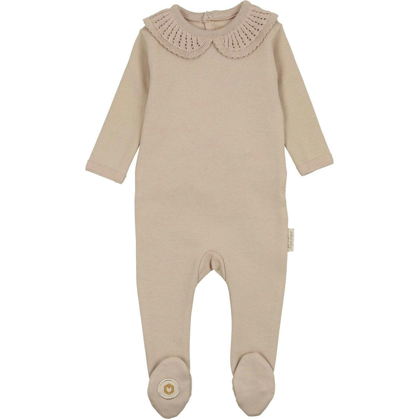 Graceful Collar Footie, Pink