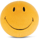Plush Smiley Fuzzy Bright Yellow 9"