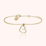 Lucky One Charm Bracelet, Yellow Gold-Filled