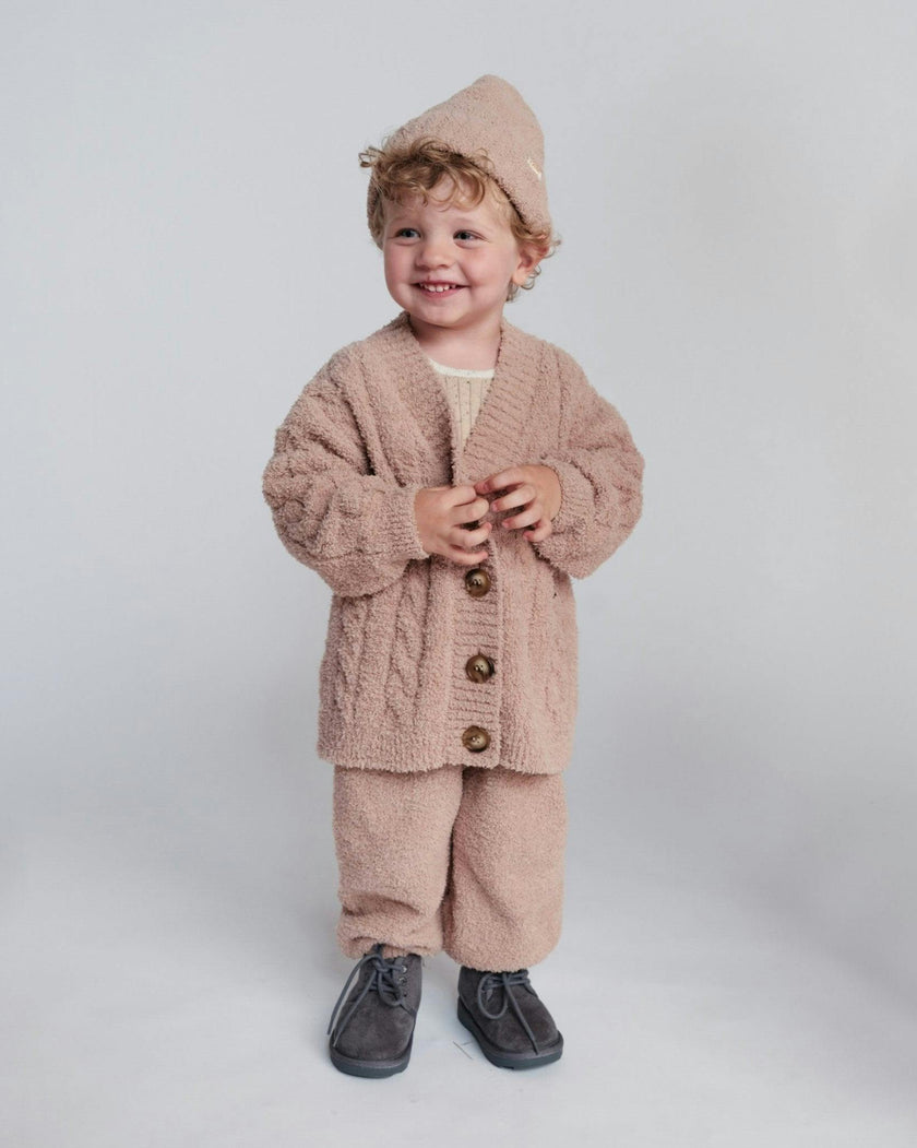 Cable Cardigan - Fuzzy