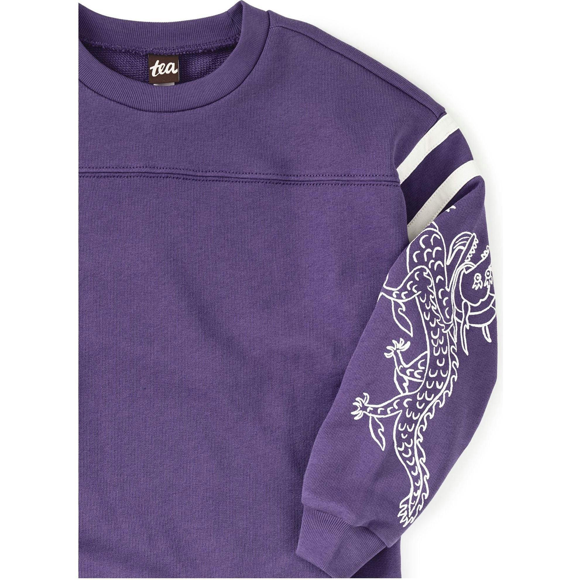Sporty Sleeve Popover, Purple