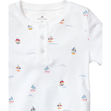 Kid's Pima Snug Fit Pajama Short Set in Bateau