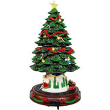 Musical Animated Christmas Tree Table Piece
