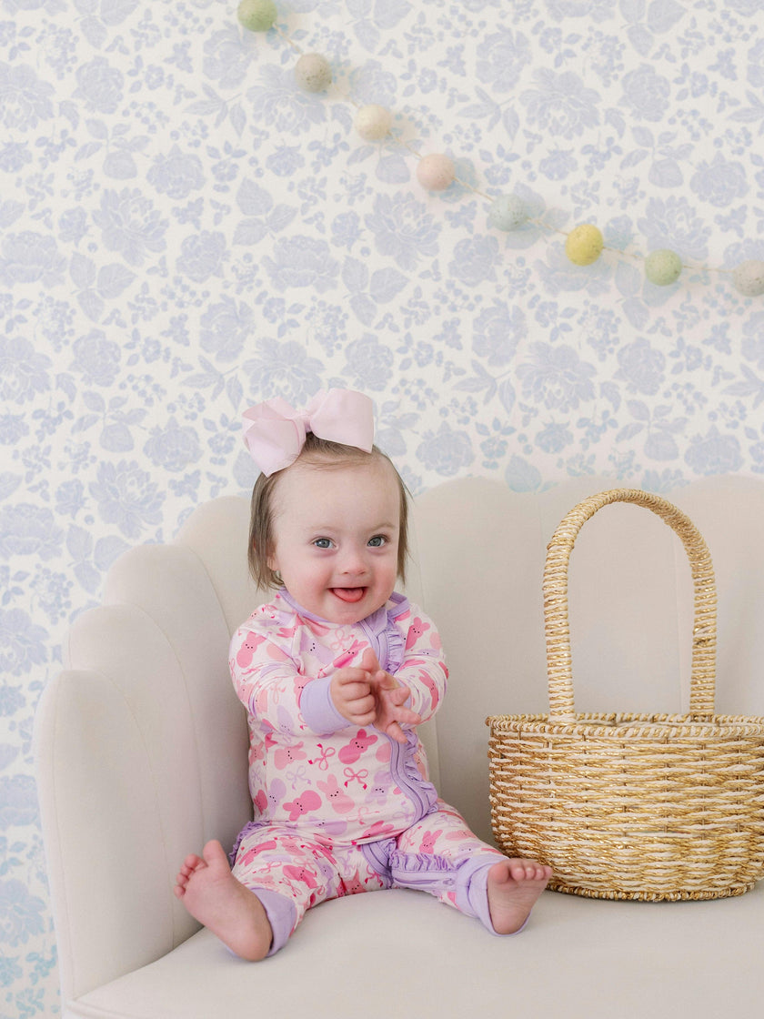 Sweet Bunny Bamboo Ruffle Romper