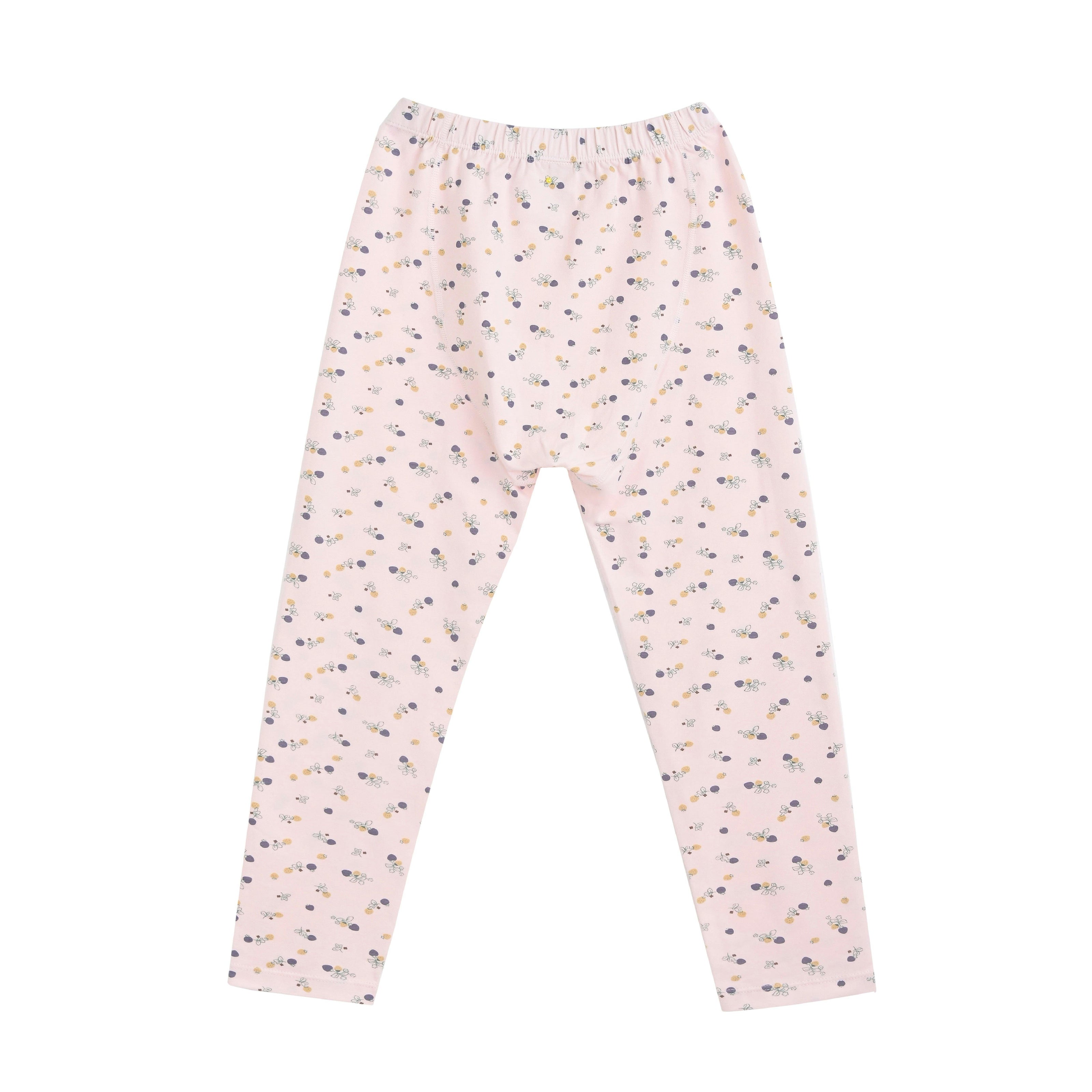 Pink Floral Cotton Pajama Set