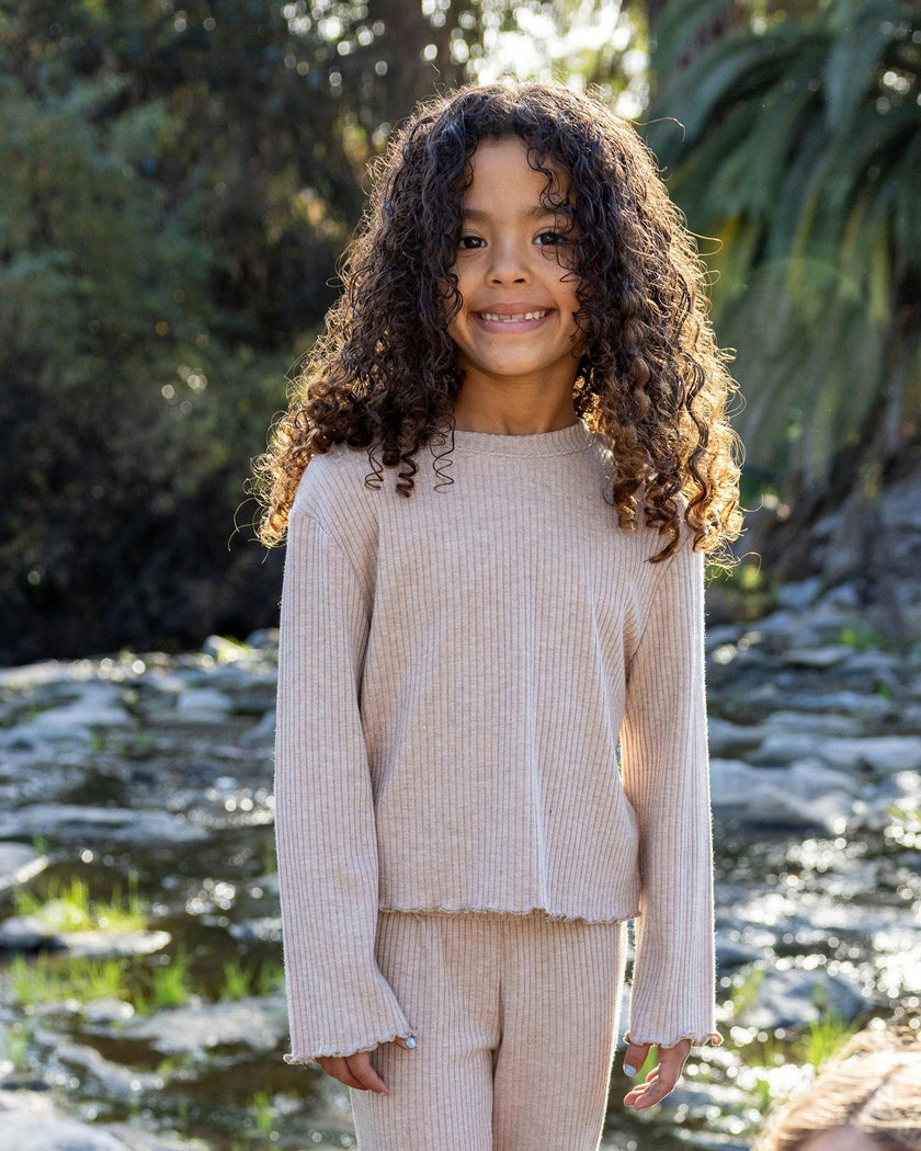 Ruby Top - Cocoa Brushed Rib