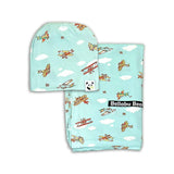 Milk & Cookies Original Bamboo Swaddle & Beanie Set