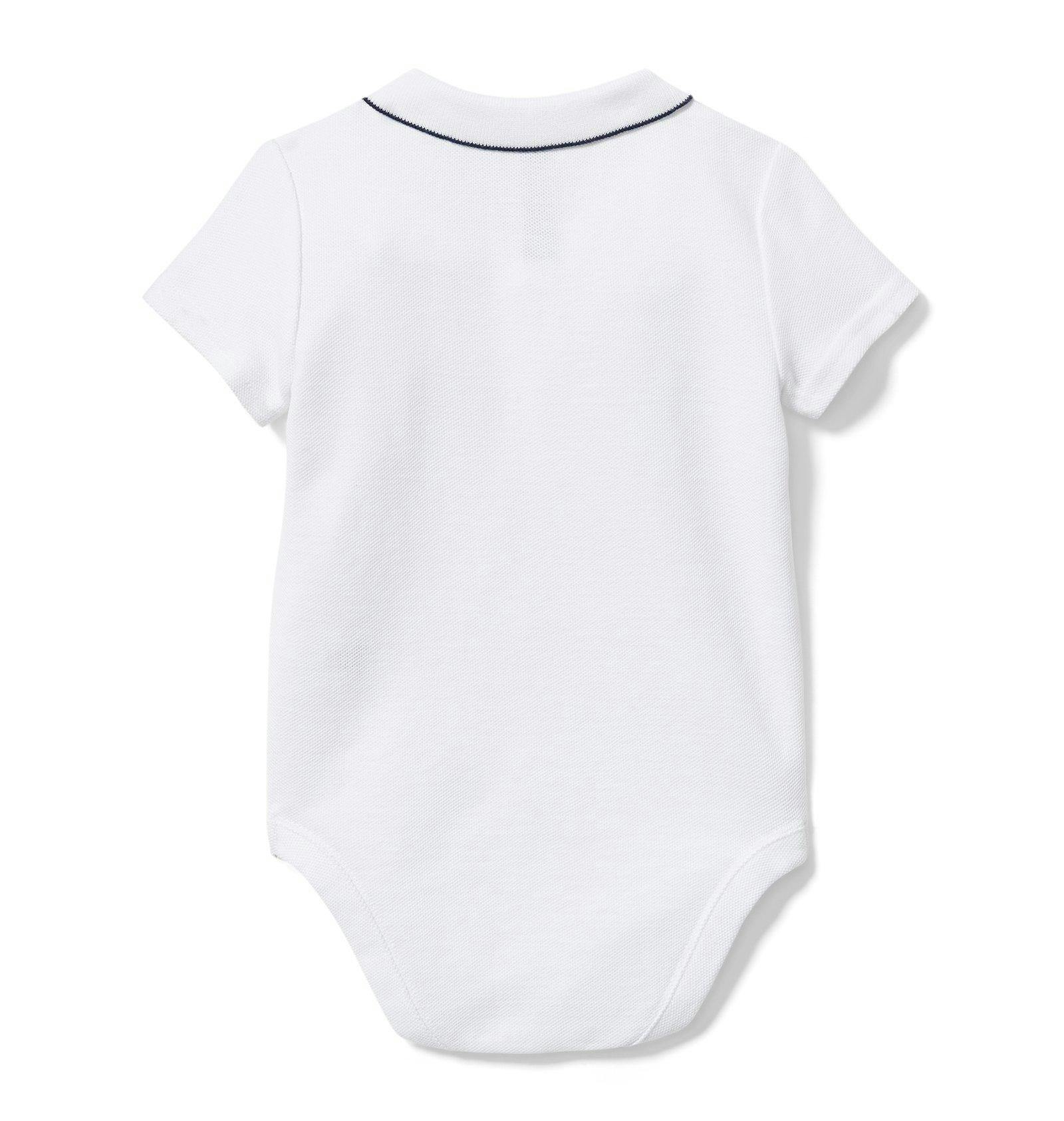 Polo Bodysuit, white