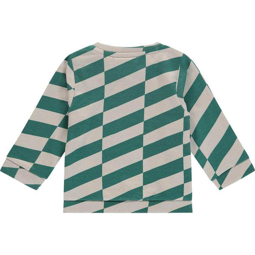 Asymmetrical Print Sweatshirt