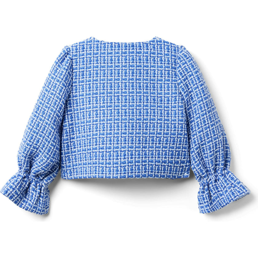 Tweed Ruffle Cuff Jacket