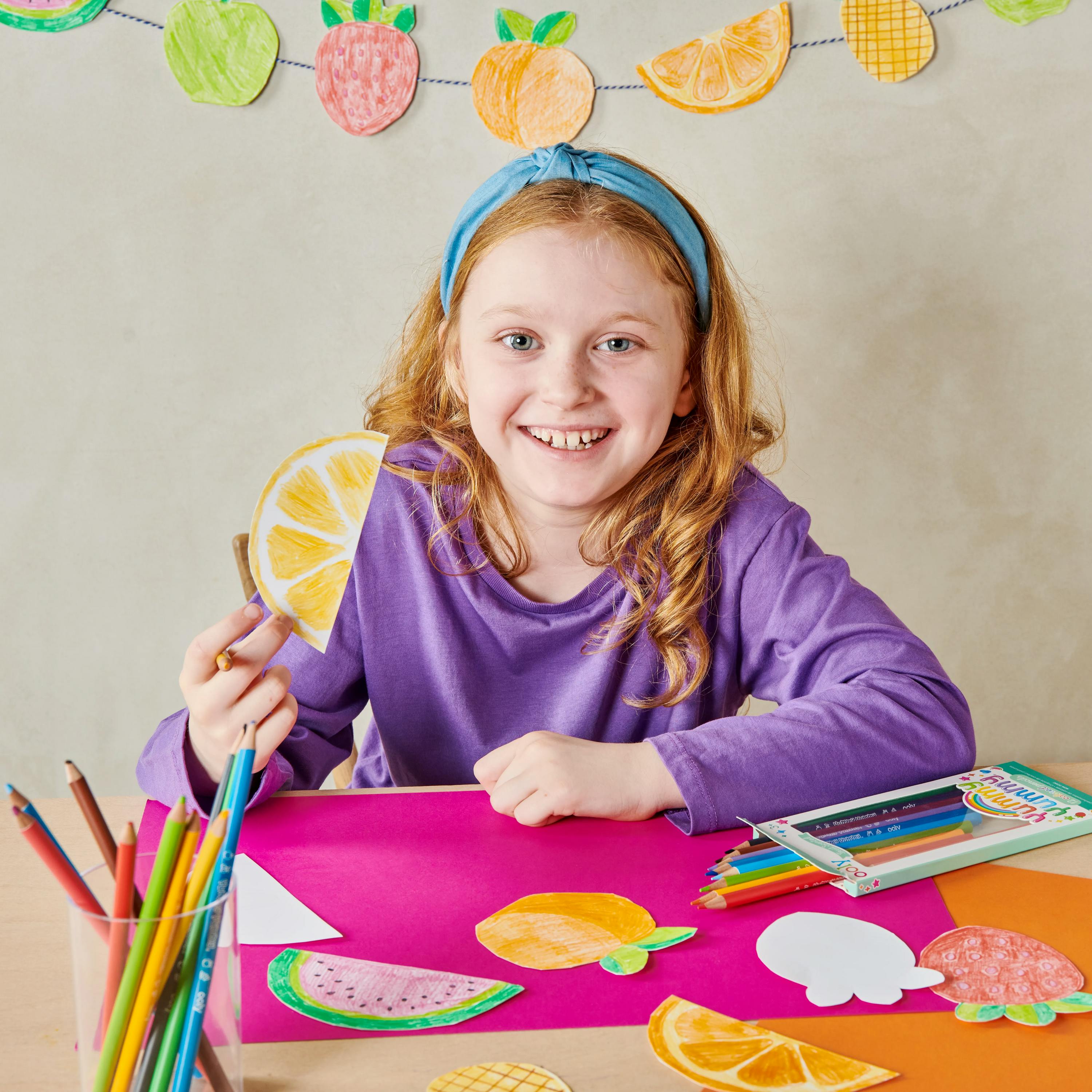 Yummy Yummy Fruit Scented Colored Pencils - Set of 12