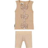Floral Bow 2-Piece Sleeveless Top & Short Set