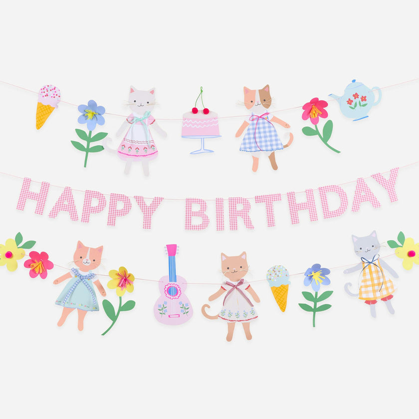 Kitten Club Garland Set