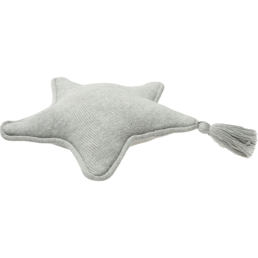 Knitted Twinkle Star Cushion