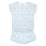 Riley Women's Pajama Short Set - Tennis Match Pink