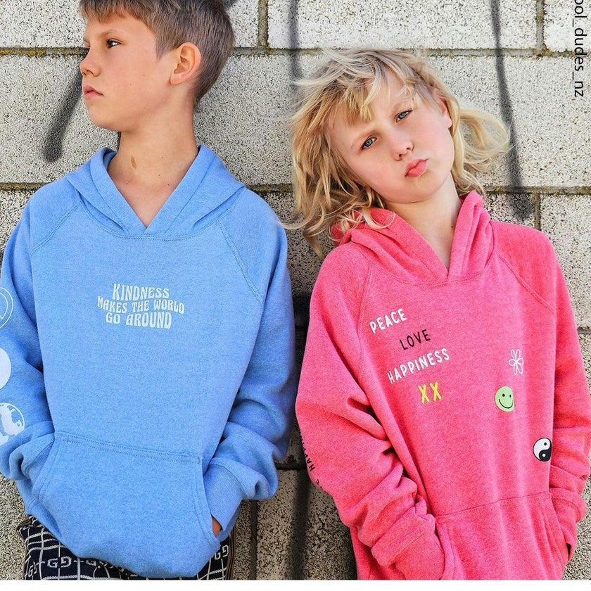Kid's Blue World Hoodie-Unisex