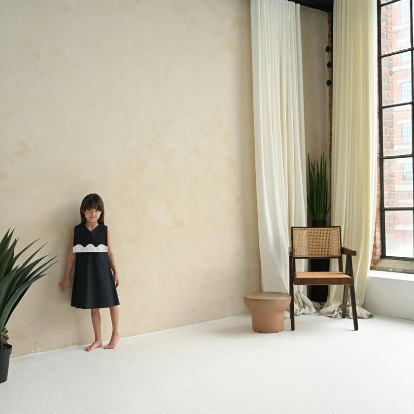 Lucy dress (blush pink/ivory)