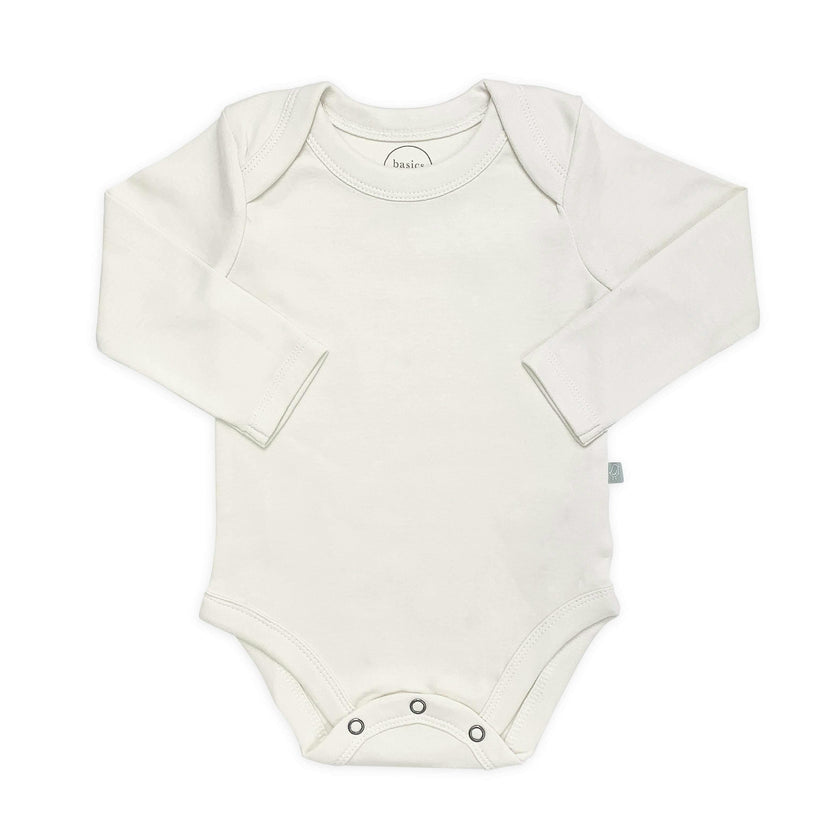 basics long bodysuit | ivory