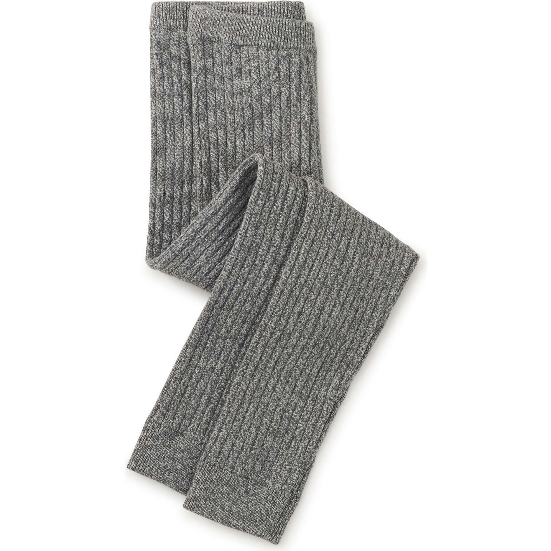 Marled Sweater Leggings, Grey