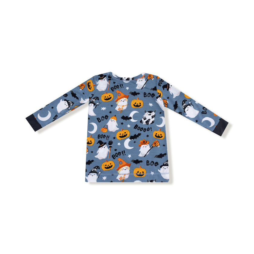 Costumed Ghosts - Glow In The Dark - Long Sleeve Loungewear Set
