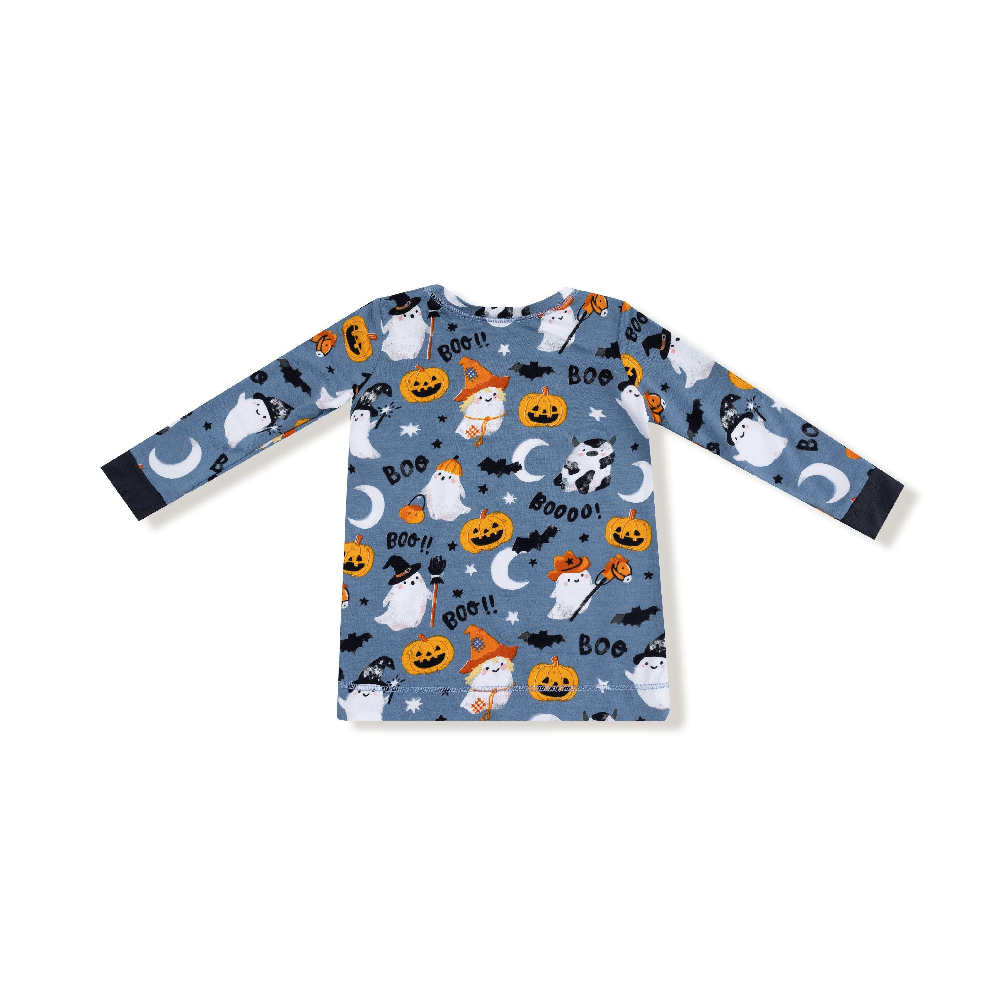 Costumed Ghosts - Glow In The Dark - Long Sleeve Loungewear Set