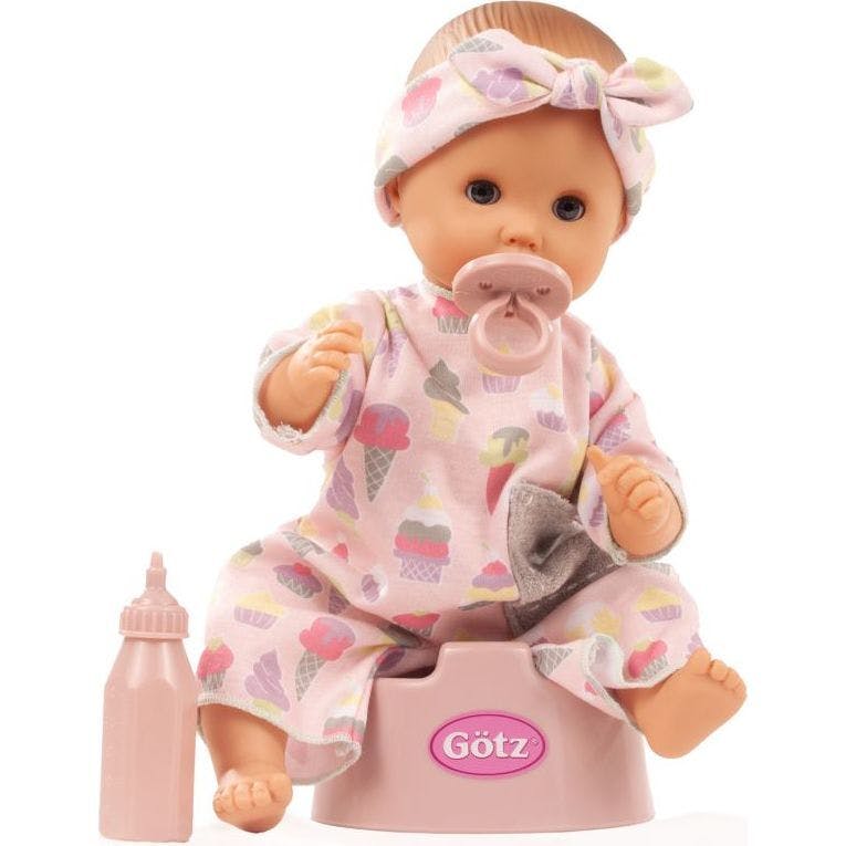 Sleepy Aquini Popsicle - 13" Drink & Wet Bath Baby Girl Doll with Potty