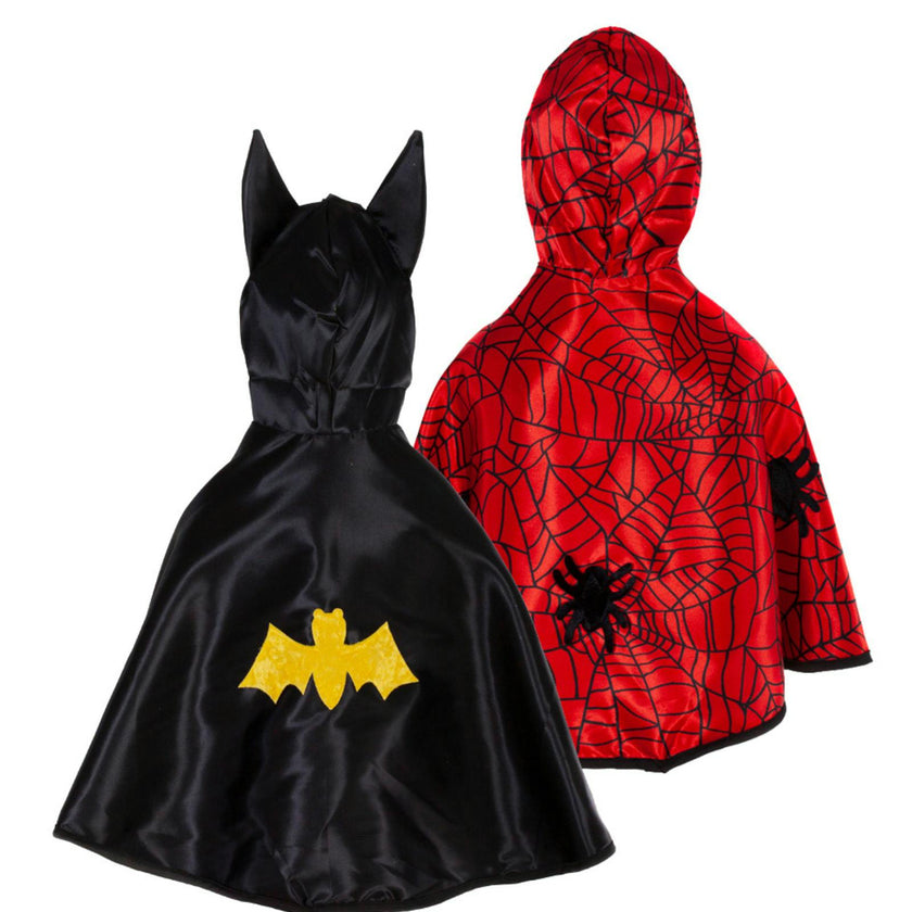 Baby Spider/Bat Cape Reversible Cape