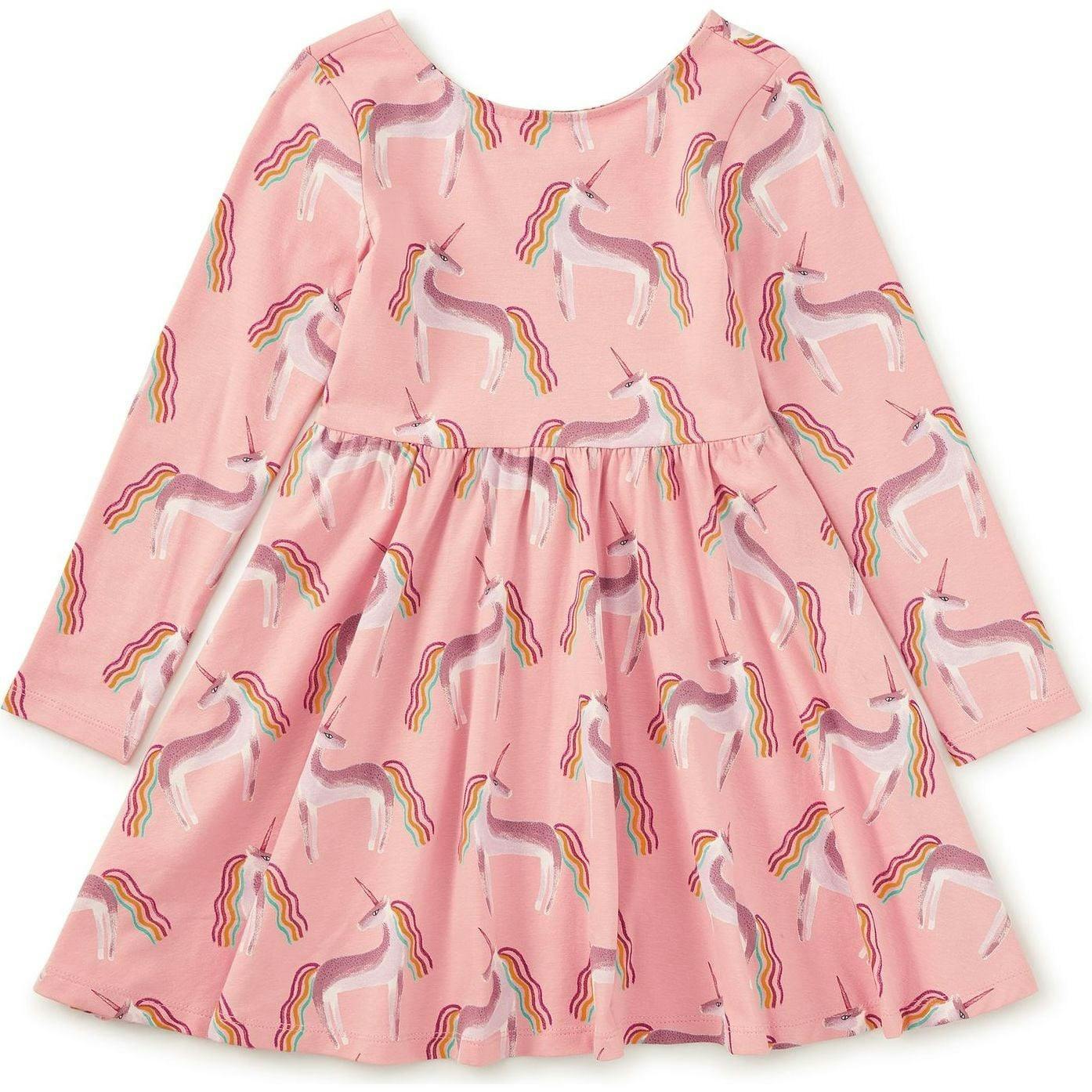 Printed Ballet Dress, Pink