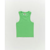 Girls Rib Tank in Tropic Green