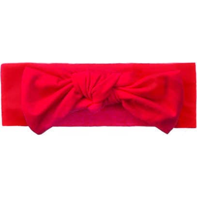 Bamboo Solid Headband Cherry Red