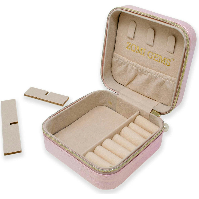Girl's Sparking Sequin Heart Jewelry Box
