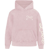 Kids Love People Hoodie-Washed Pink-Girls