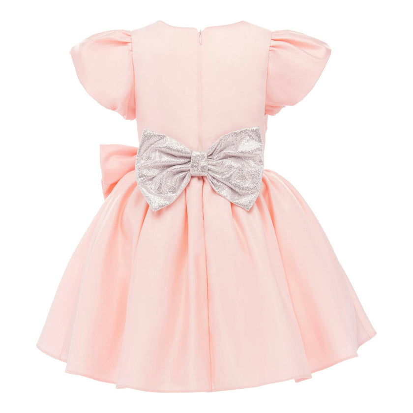 Pink Sevilla Teacup Bow Dress