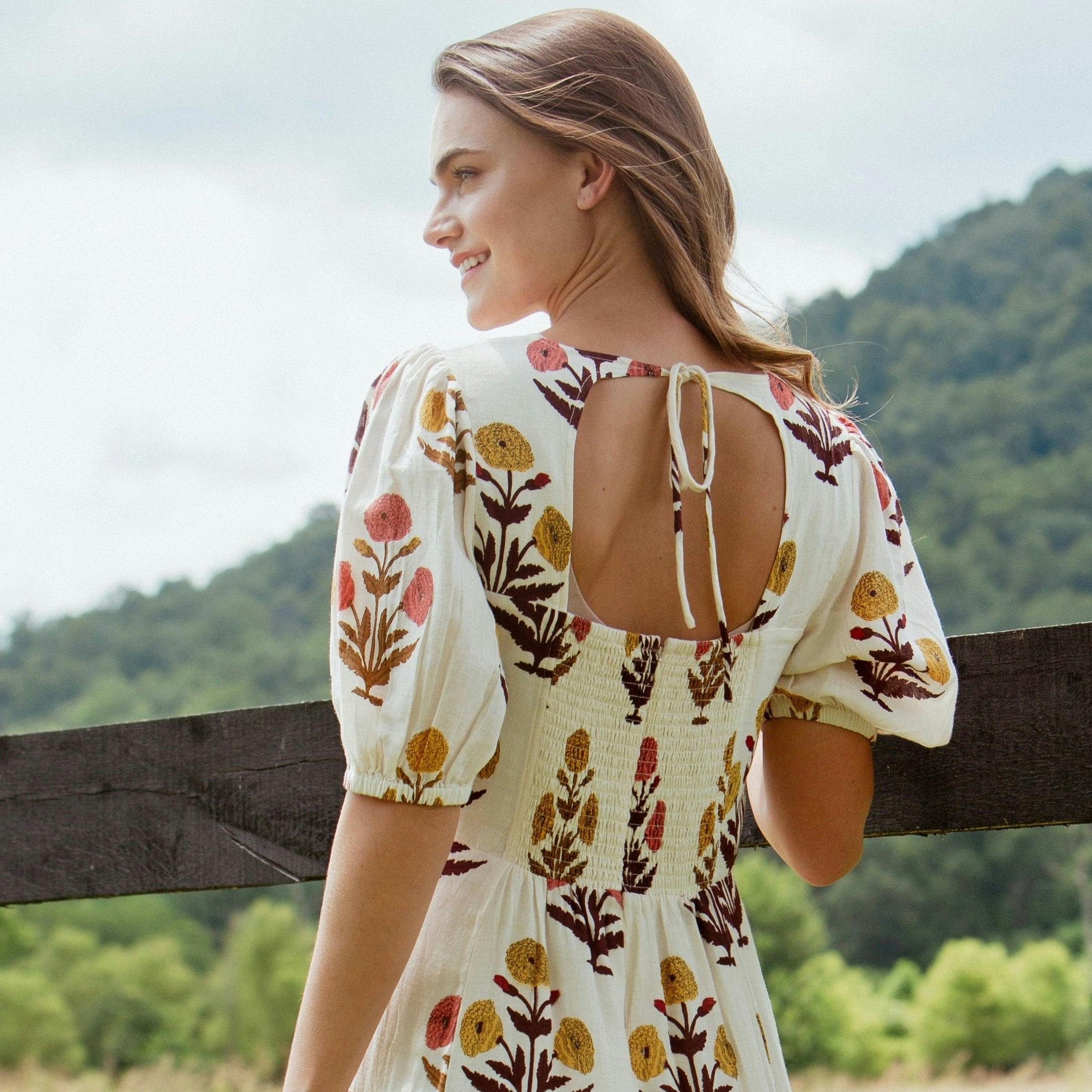 Womens Parker Dress - Harvest Dandelion