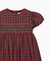 Baby Isla Tartan Smocked Party Dress