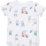 Golfing Teddy Bears - Short Sleeve Loungewear Set