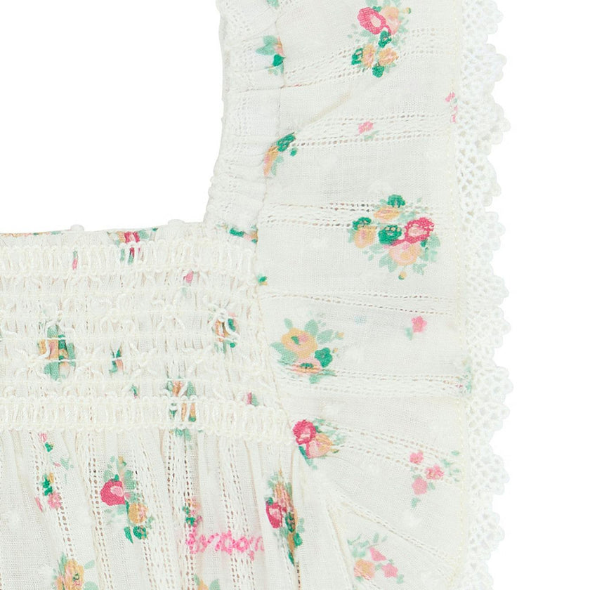 BONTON Lalix Baby Romper - Bouquet Coco