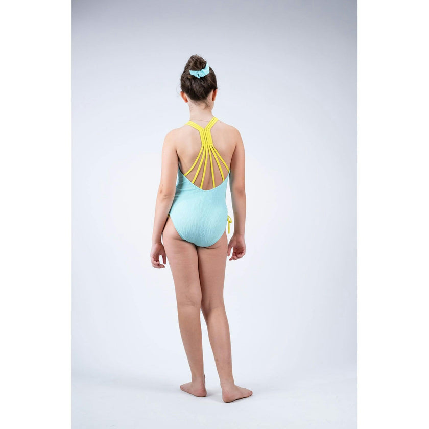 Aqua Waves Textured Swimsuit