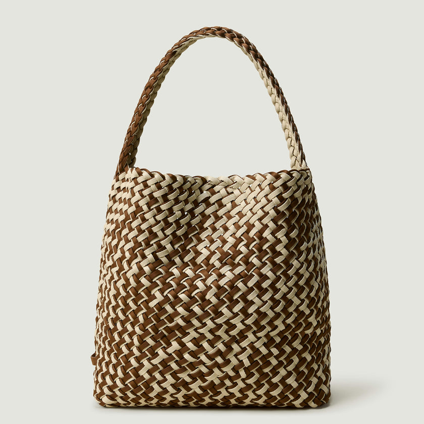 Nomad Medium Hobo Double Weave | Carmel