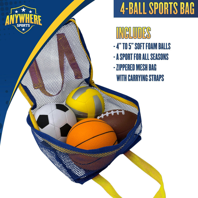 Anywhere Sports: 4-Ball Sports Bag