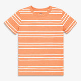 Kids heathered tee in stripe