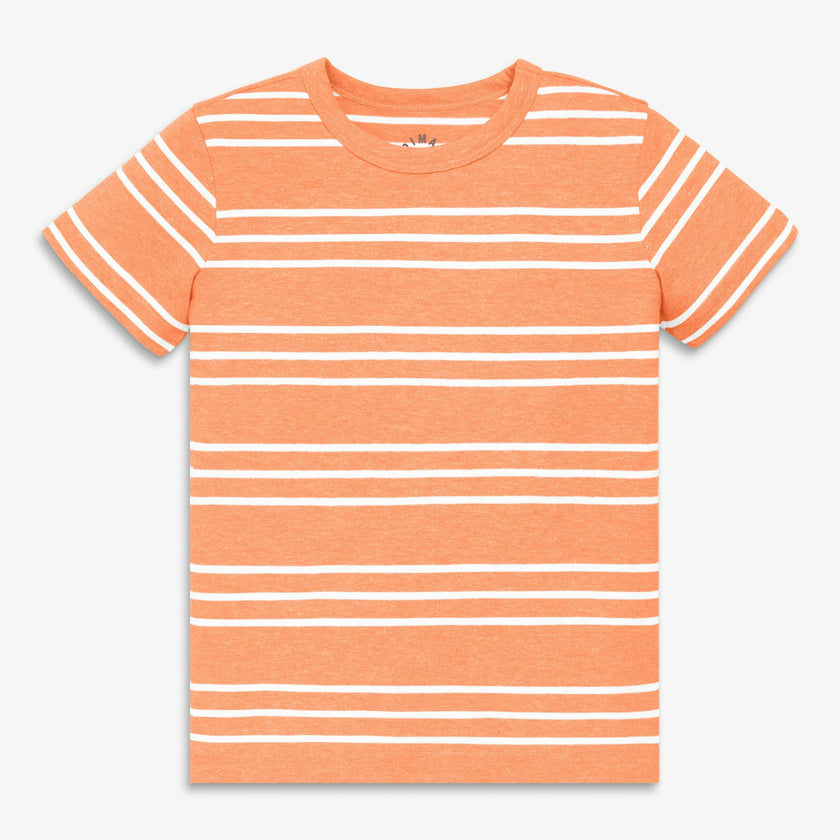 Kids heathered tee in stripe