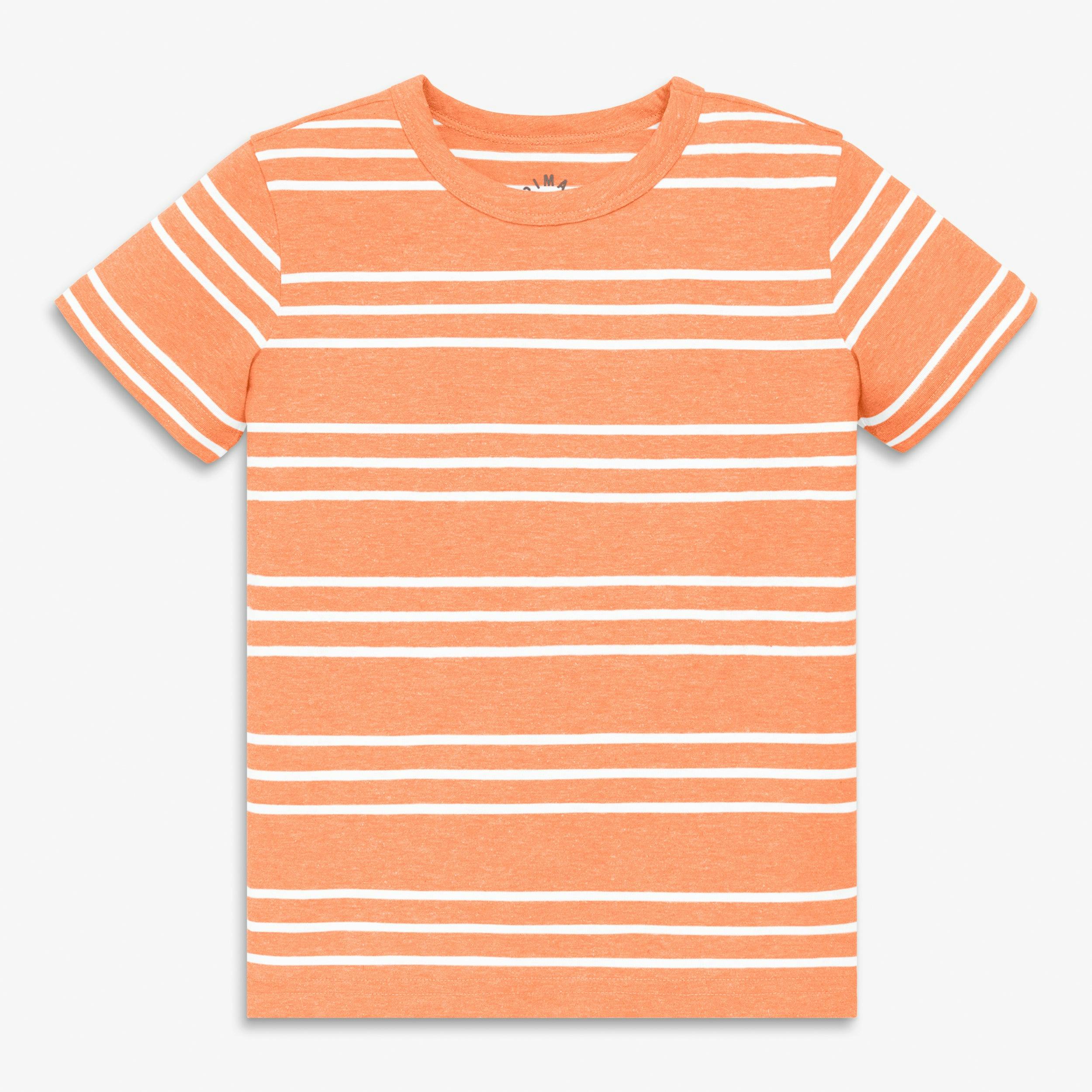 Kids heathered tee in stripe