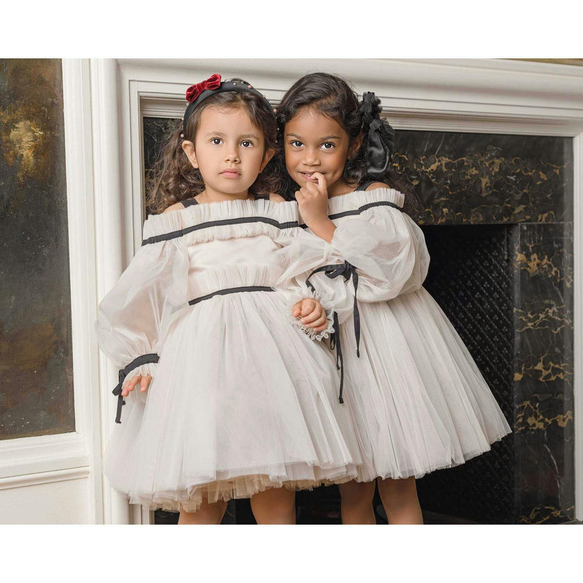Coco-Caramel Tulle Dress