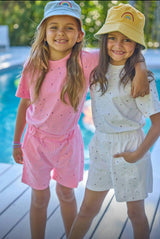 Rainbow Gem Short Set Pink